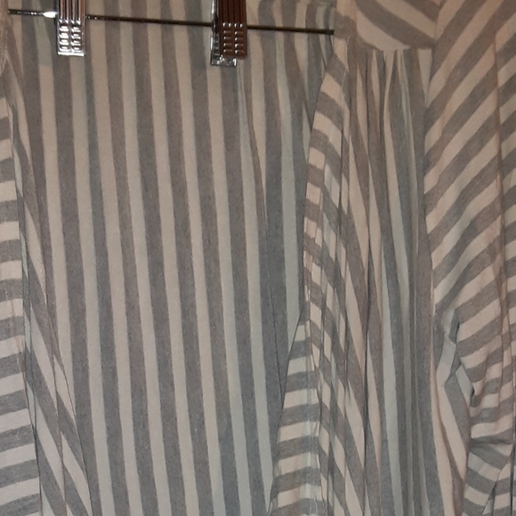 Niche XL striped cardigan gray white - Picture 3 of 7